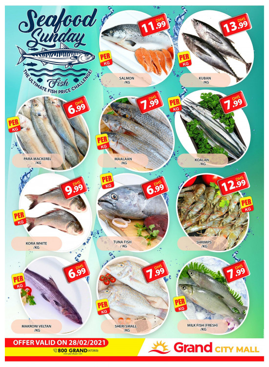 Seafood Sunday - Grand City Mall