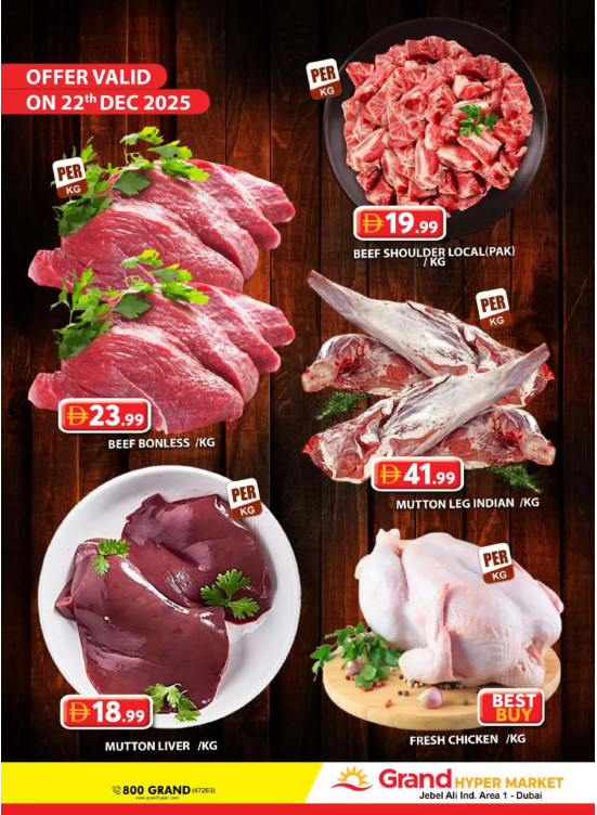 Meat Deals - Grand Hypermarket Jebel Ali