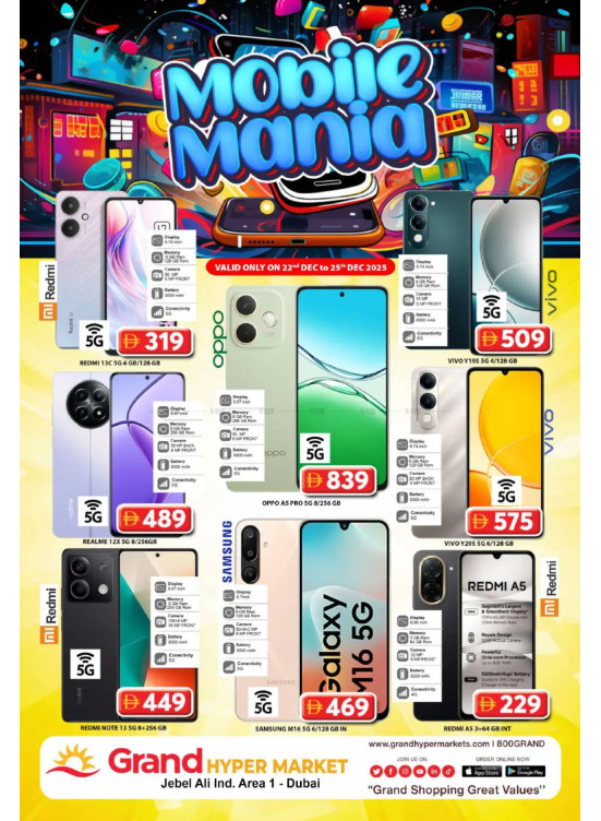 Mobile Mania - Grand Hypermarket Jebel Ali