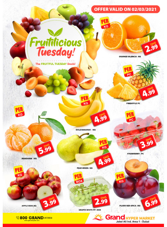 Fruitilicious Tuesday - Grand Hypermarket Jebel Ali