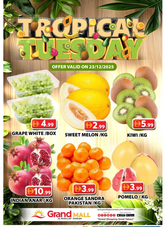 Fruitilicious Tuesday - Grand Mall Sharjah