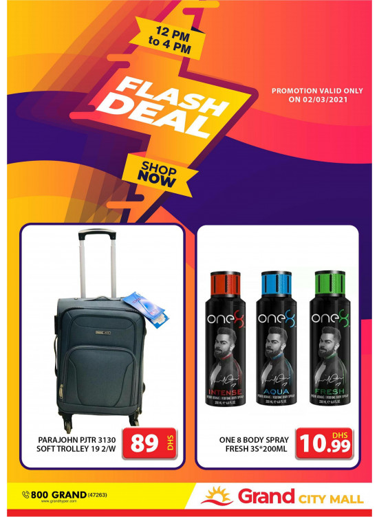 Flash Deal - Grand City Mall