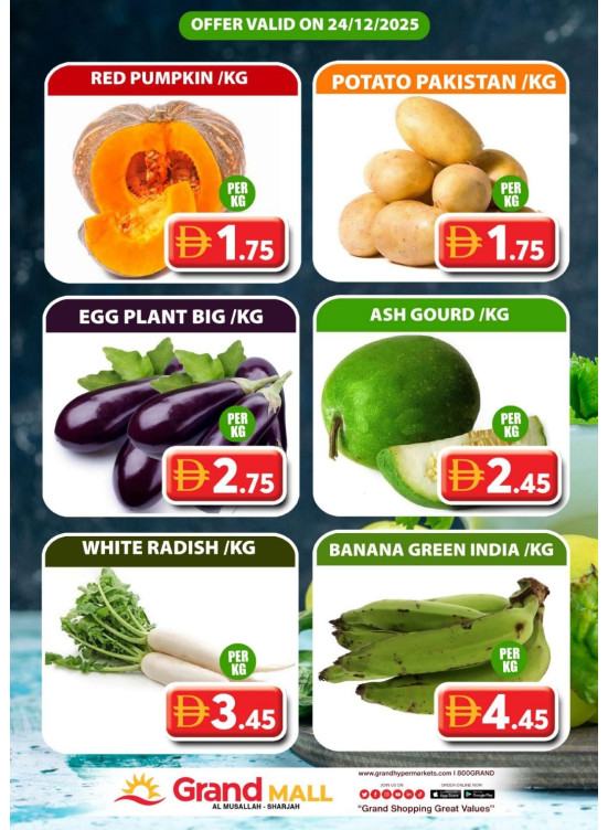 Veggie Wednesday - Grand Hyper Mall Sharjah