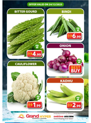 Veggie Wednesday - Grand Hyper Muhaisnah