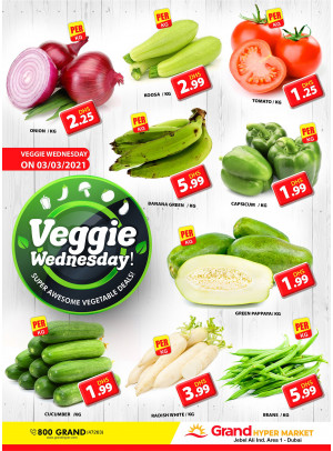 Veggie Wednesday - Grand Hypermarket Jebel Ali