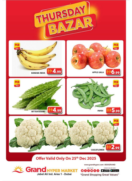 Thursday Bazar - Grand Hypermarket Jebel Ali