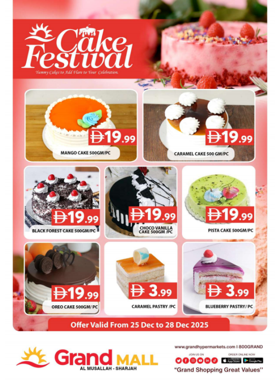 Cake Festival - Grand Hyper Mall Sharjah