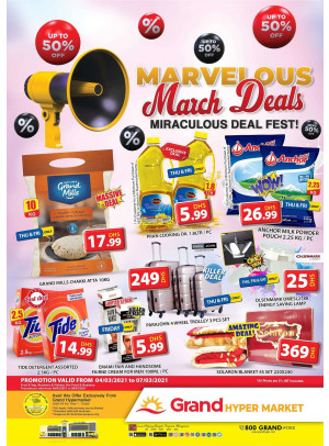 Marvelous March Deals - Grand Hypermarket Jebel Ali