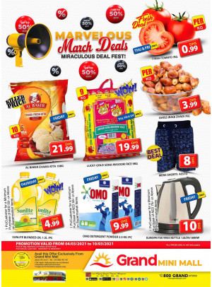 Marvelous March Deals - Grand Mini Mall