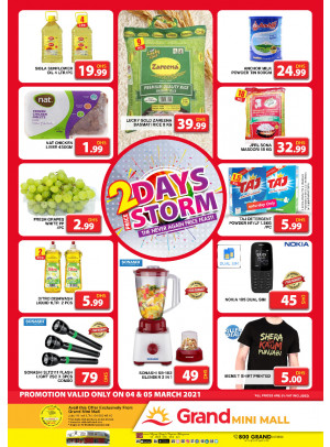 2 Days Storm - Grand Mini Mall