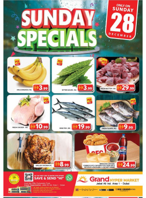 Sunday Specials - Grand Hypermarket Jebel Ali