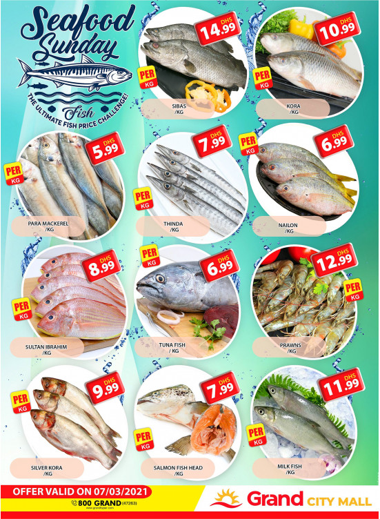 Seafood Sunday - Grand City Mall