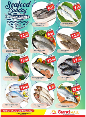 Seafood Sunday - Grand Mall Sharjah