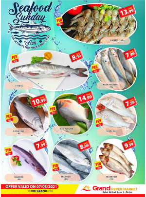 Seafood Sunday - Grand Hypermarket Jebel Ali