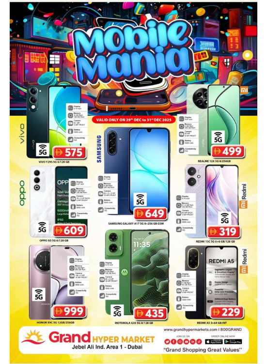 Mobile Mania - Grand Hypermarket Jebel Ali