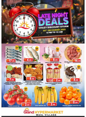 Late Night Deals - Wasl Village, Dubai