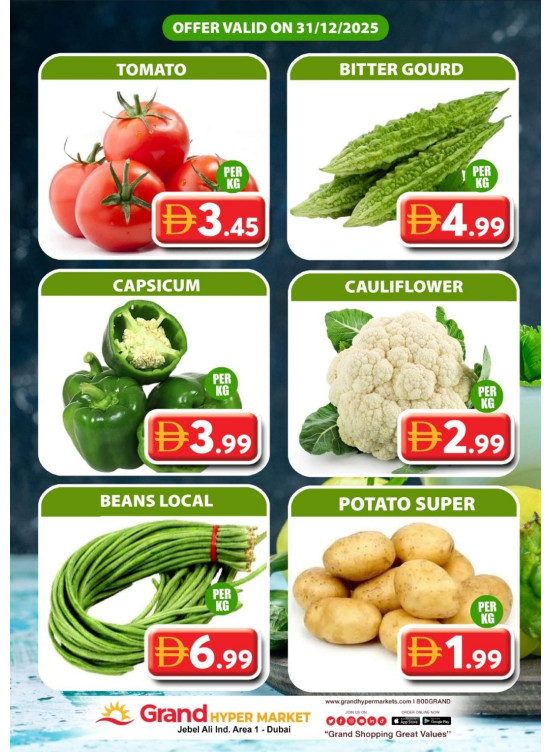 Veggie Wednesday - Grand Hypermarket Jebel Ali