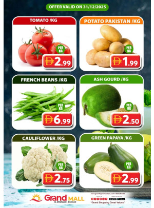 Veggie Wednesday - Grand Hyper Mall Sharjah