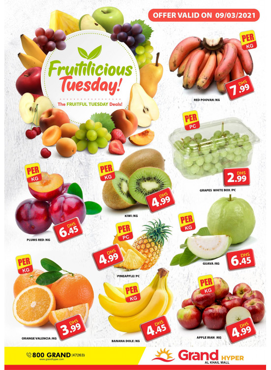 Fruitilicious Tuesday - Grand Hyper Al Khail Mall
