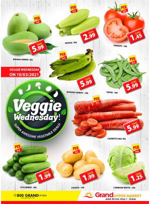 Veggie Wednesday - Grand Hypermarket Jebel Ali