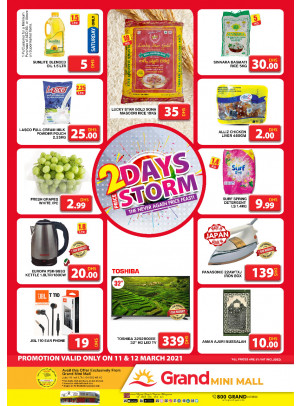 2 Days Storm - Grand Mini Mall