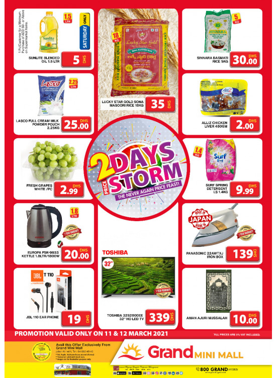 2 Days Storm - Grand Mini Mall