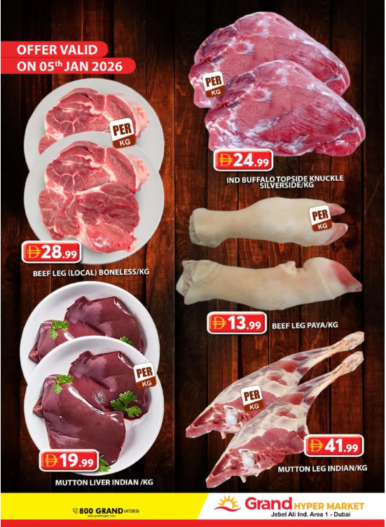 Meat Deals - Grand Hypermarket Jebel Ali
