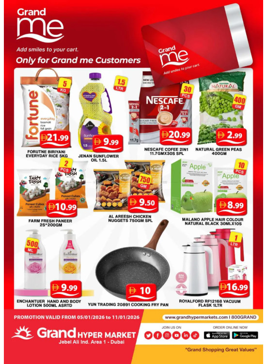 Grand Me Deals - Grand Hypermarket Jebel Ali