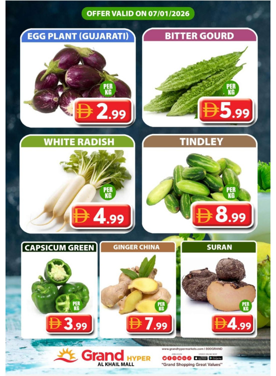 Veggie Wednesday - Grand Hyper Al khail Mall