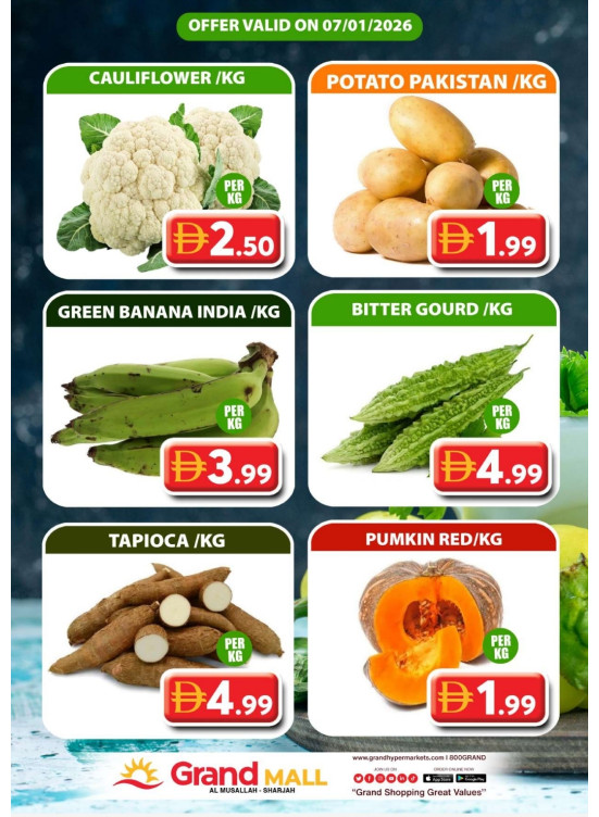 Veggie Wednesday - Grand Hyper Mall Sharjah