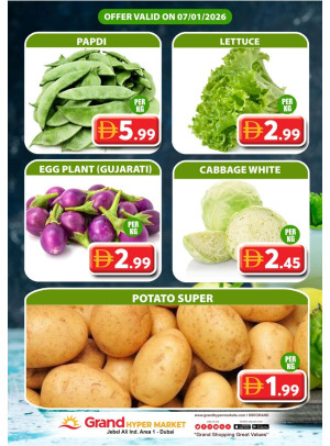 Veggie Wednesday - Grand Hypermarket Jebel Ali