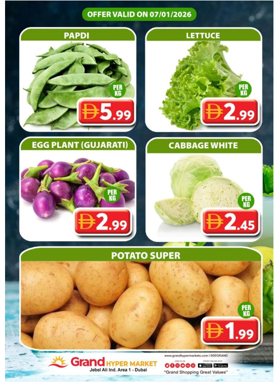Veggie Wednesday - Grand Hypermarket Jebel Ali