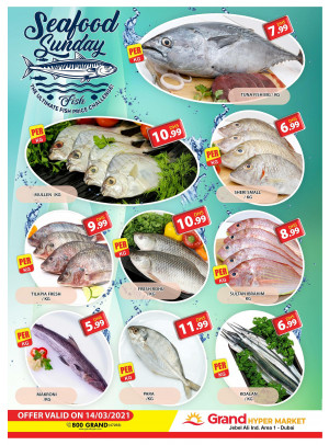 Seafood Sunday - Grand Hypermarket Jebel Ali