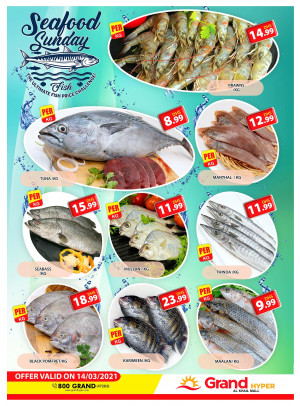 Seafood Sunday - Grand Hyper Al Khail Mall