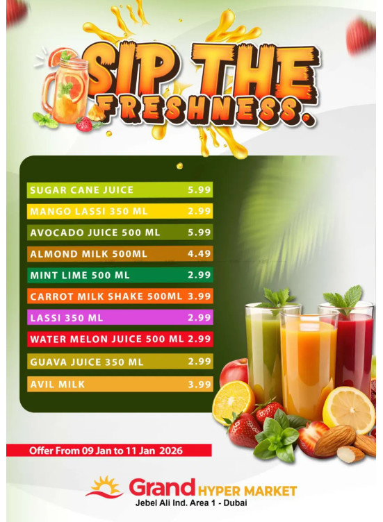 Juice Corner - Grand Hypermarket Jebel Ali