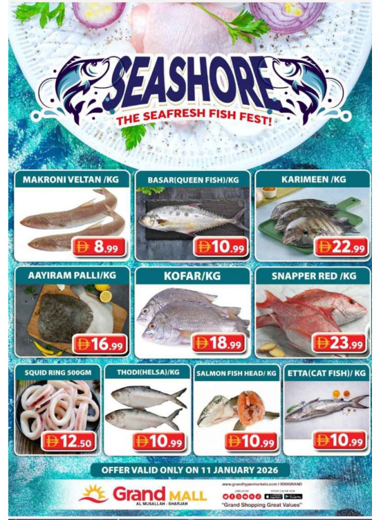 Seafood Sunday - Grand Mall Sharjah