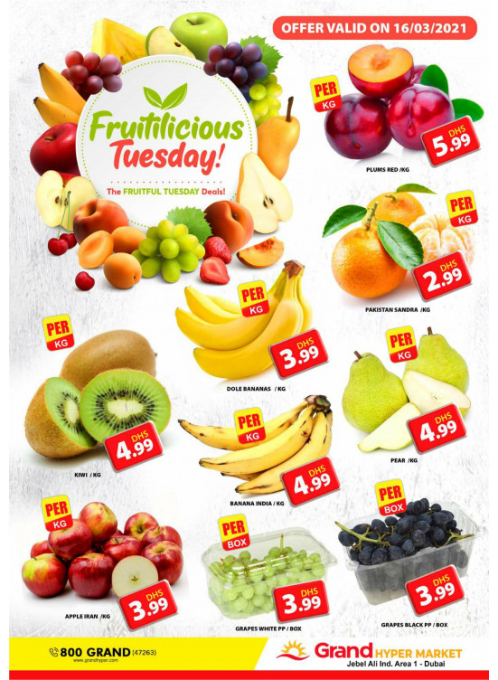 Fruitilicious Tuesday - Grand Hypermarket Jebel Ali
