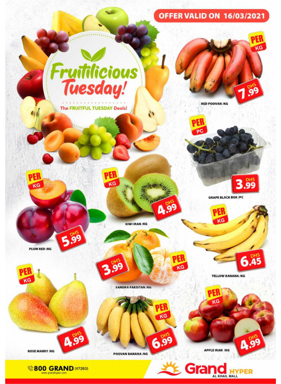 Fruitilicious Tuesday - Grand Hyper Al Khail Mall