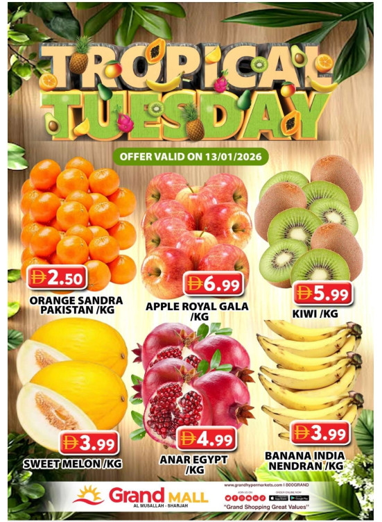 Fruitilicious Tuesday - Grand Mall Sharjah