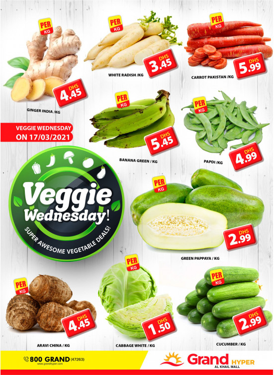 Veggie Wednesday - Grand Hyper Al khail Mall