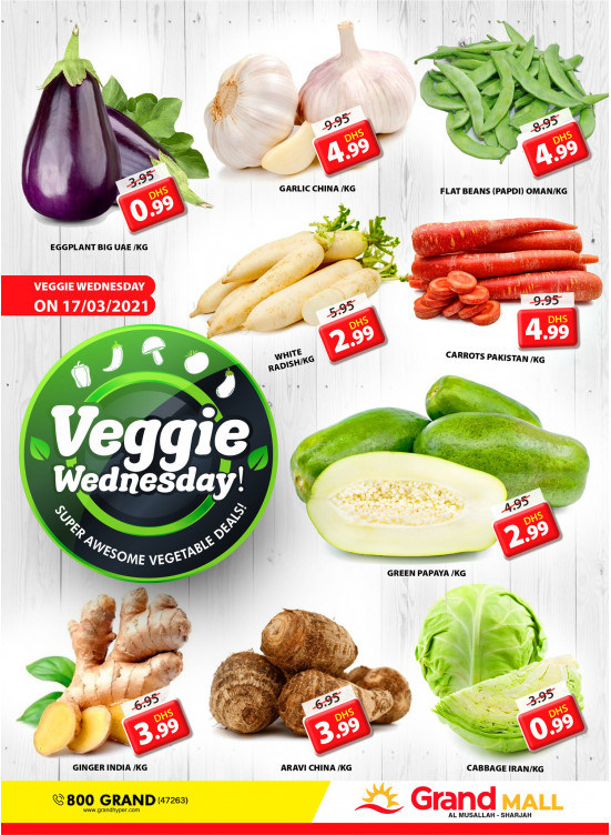 Veggie Wednesday - Grand Mall Sharjah