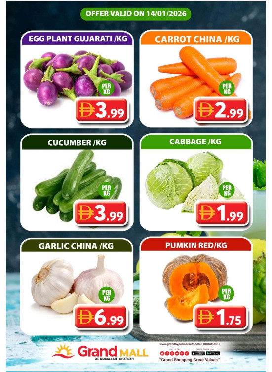 Veggie Wednesday - Grand Hyper Mall Sharjah
