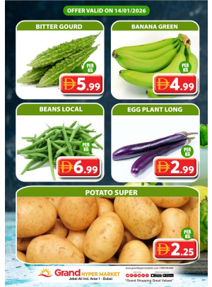 Veggie Wednesday - Grand Hypermarket Jebel Ali