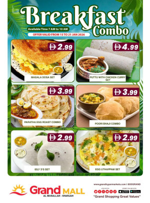 Breakfast Deals - Grand Hyper Mall Sharjah