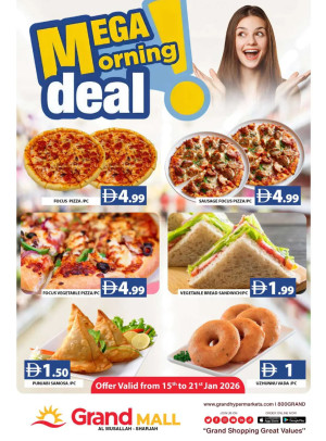 Mega Morning Deals - Grand Hyper Mall Sharjah