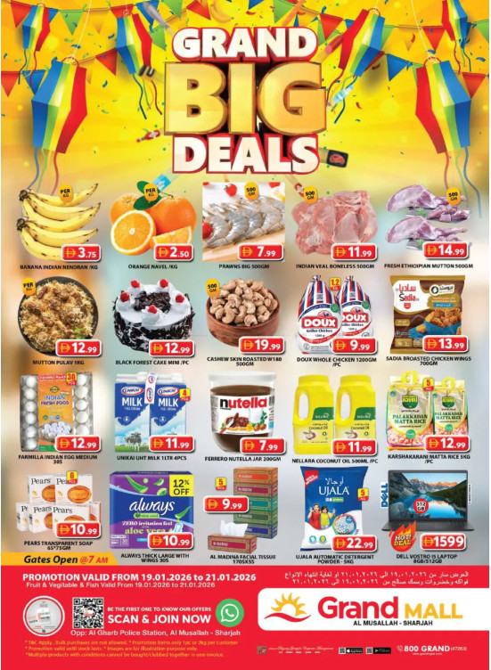 Midweek Deals Grand - Grand Mall Sharjah