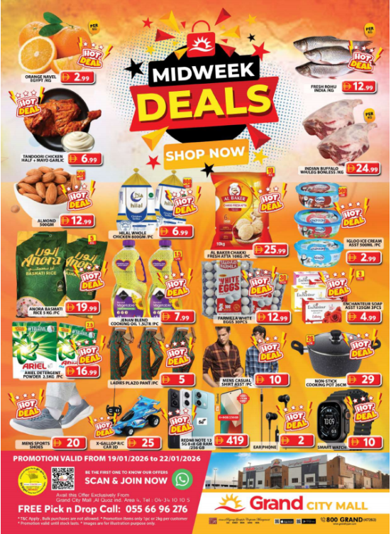 Midweek Deals - Grand City Mall