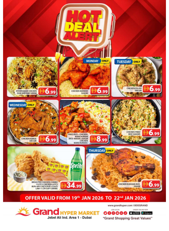 Hot Deals - Grand Hypermarket Jebel Ali