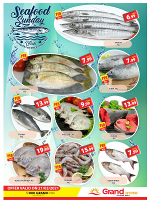 Seafood Sunday - Grand Hyper Al Khail Mall