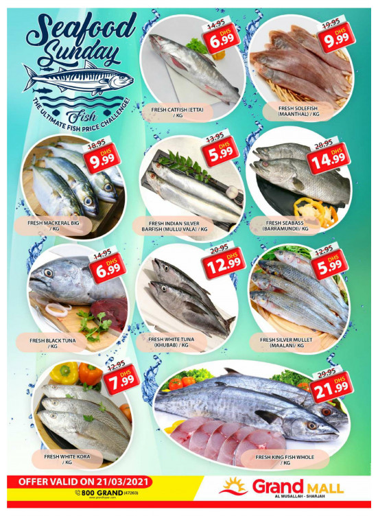 Seafood Sunday - Grand Mall Sharjah